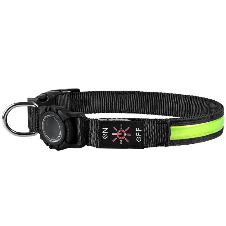 LED Waterproof Dog Collar with AirTag Holder – Quick Release (S / M / L) - wevelnit
