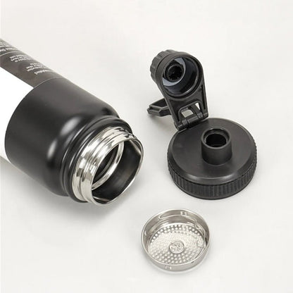 1000ml 304 Stainless Steel Insulated Sports Water Bottle – Vacuum Flask (Blue) - wevelnit