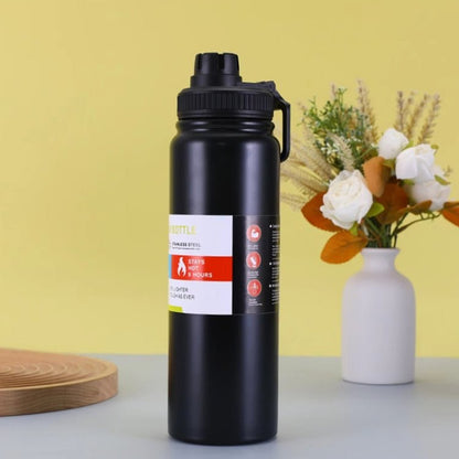 304 Stainless Steel Insulated Water Bottle – 800ml Outdoor Sports Kettle (Blue) - wevelnit
