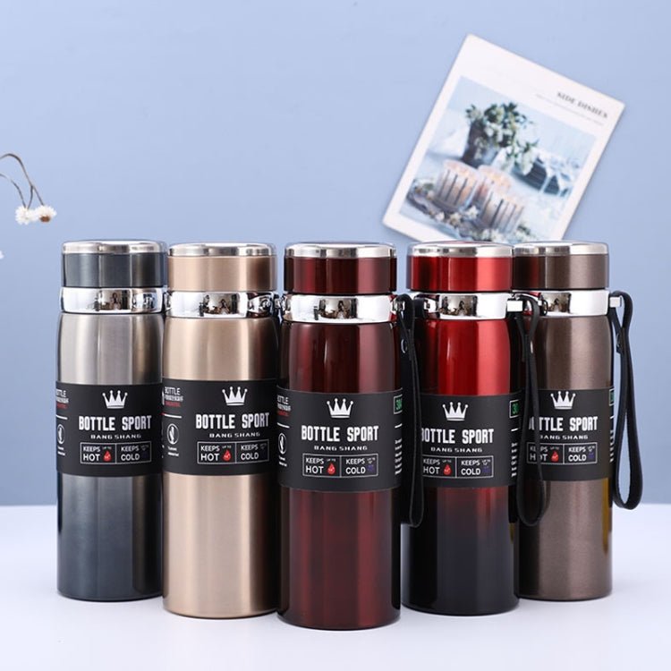 1000ml 316 Stainless Steel Vacuum Insulated Mug – Coffee Color - wevelnit