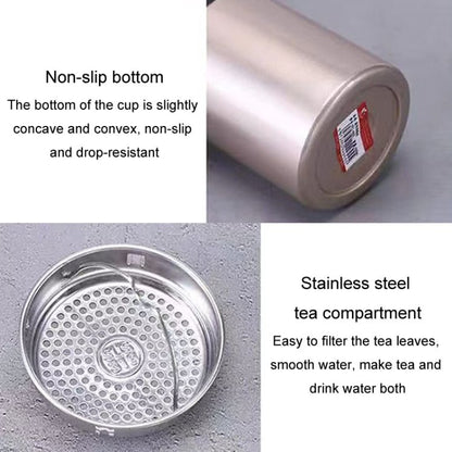 800mL 316 Stainless Steel Insulated Thermos Mug – Large Capacity (Gold) - wevelnit