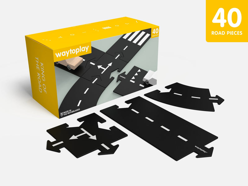 Waytoplay King of the Road: verpakking en 40 wegdelen