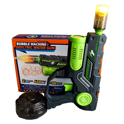 2-in-1 Elektrisch Waterpistool & Bellenblaasmachine
