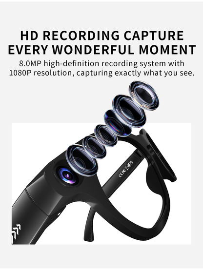 Wevelnit CY03 AI Camera Glasses – 8MP, Open-Ear Audio and AI Assistant