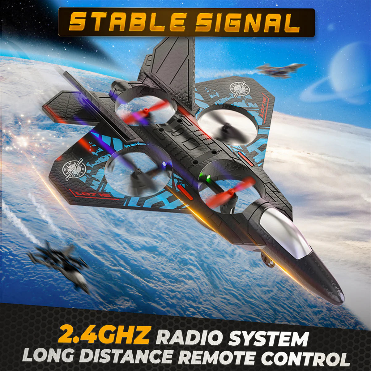 RC Vliegtuig voor Beginners - 2.4GHz Afstandsbestuurbaar Vliegtuig