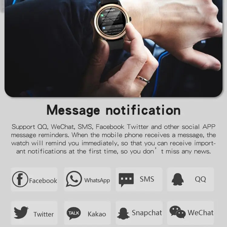 A60 Smartwatch 1,32 inch – Bluetooth bellen, roze