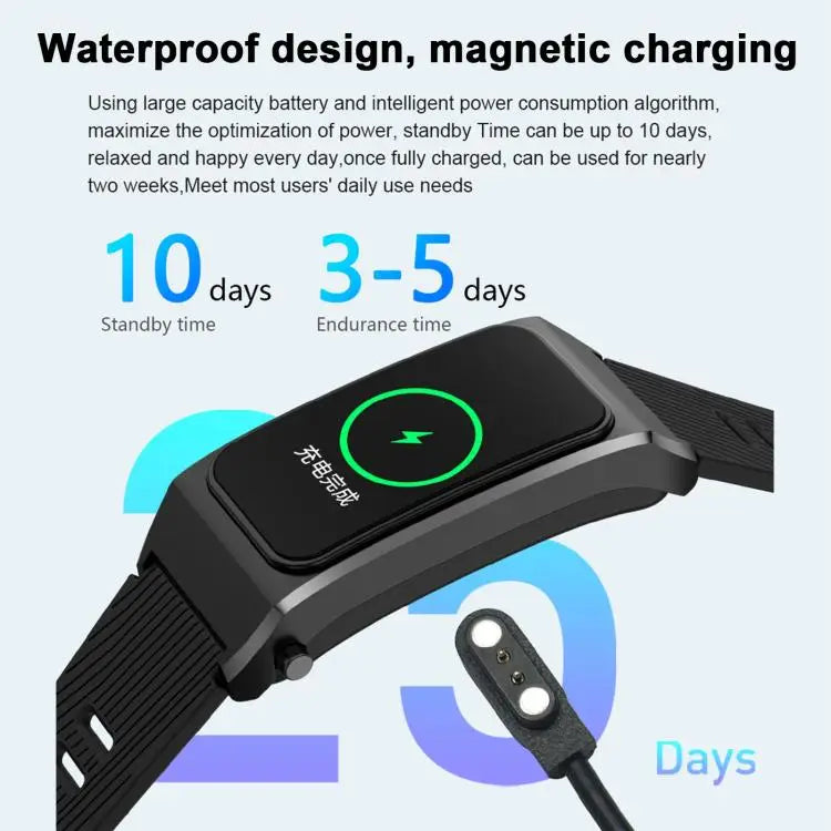 A8 Smartwatch met ingebouwde Bluetooth-oordopjes – 2-in-1