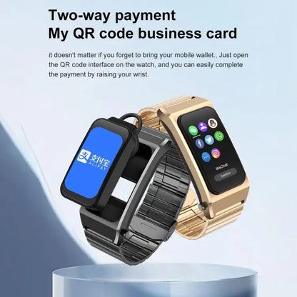 A8 Smartwatch met ingebouwde Bluetooth-oordopjes – 2-in-1