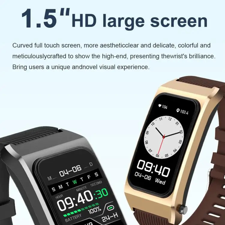 A8 Smartwatch met ingebouwde Bluetooth-oordopjes – 2-in-1