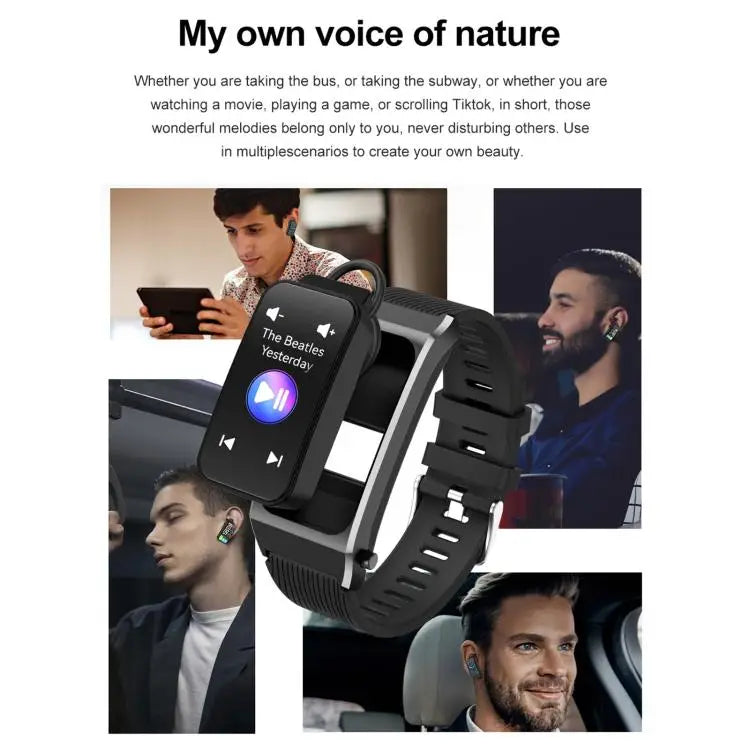 A8 Smartwatch met ingebouwde Bluetooth-oordopjes – 2-in-1