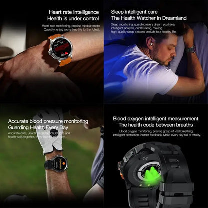 AK77 Smartwatch 1,43 inch AMOLED – Bluetooth bellen