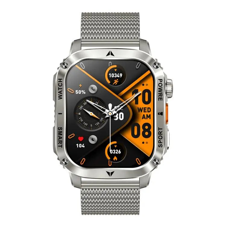 AK80 Smartwatch 2,01 inch – Bluetooth bellen en hartslagmeting