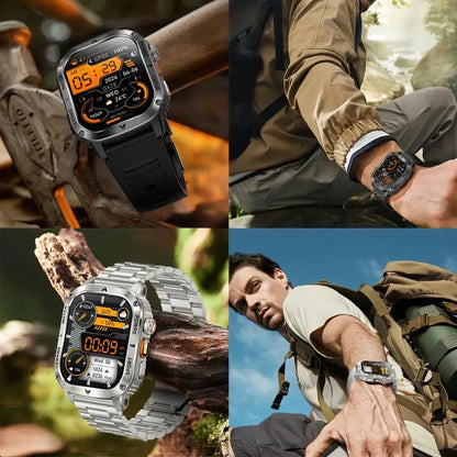 AK80 Smartwatch 2,01 inch – Bluetooth bellen en hartslagmeting
