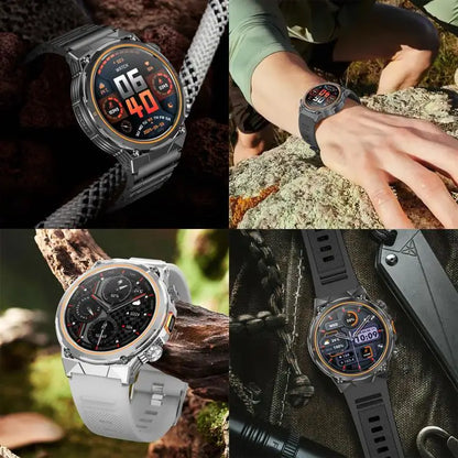 AK81 Smartwatch 1,46 inch – Bluetooth bellen, metalen kast