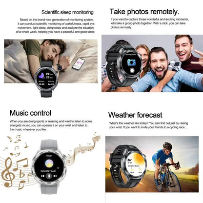 AK83 Smartwatch 1,46 inch – Bluetooth bellen en hartslagmeting