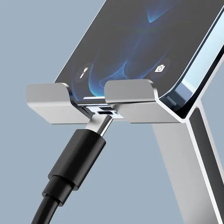 All - Metal 360° Rotating Foldable Phone & Tablet Stand – Purple / Grey - wevelnit