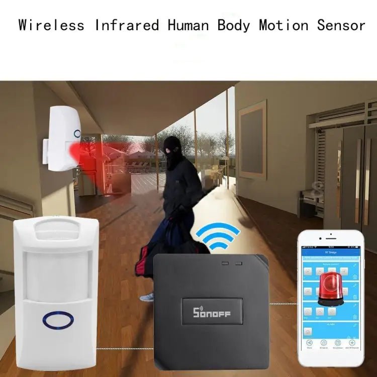 CT60 PIR2 Wireless Infrared Human Body Motion Sensor - wevelnit