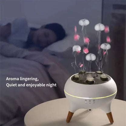 V80 Aroma Diffuser & Humidifier – LED & Remote (UK Plug) - wevelnit
