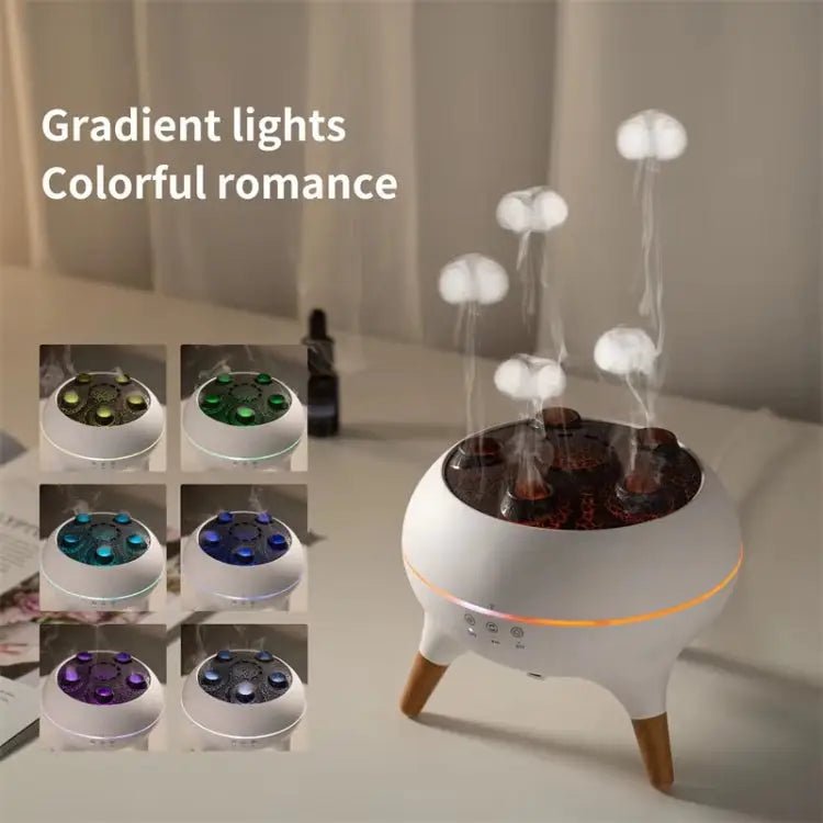 V80 Aroma Diffuser & Humidifier – LED & Remote (EU Plug) - wevelnit