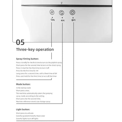 V80 Aroma Diffuser & Humidifier – LED & Remote (EU Plug) - wevelnit