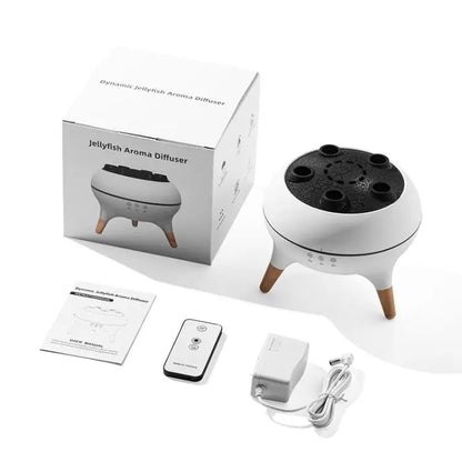 V80 Aroma Diffuser & Humidifier – LED & Remote (UK Plug) - wevelnit