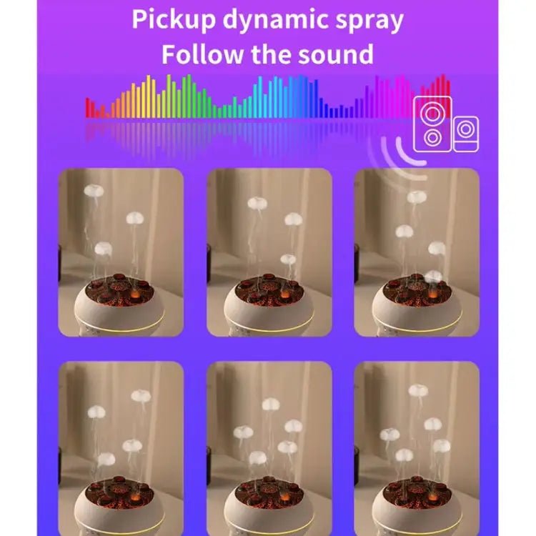 V80 Aroma Diffuser & Humidifier – LED & Remote (UK Plug) - wevelnit