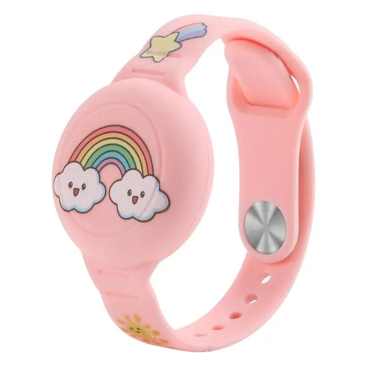 For Airtag Cartoon Watch Strap Locator Silicone Protective Cover Anti - lost Device Case - wevelnit