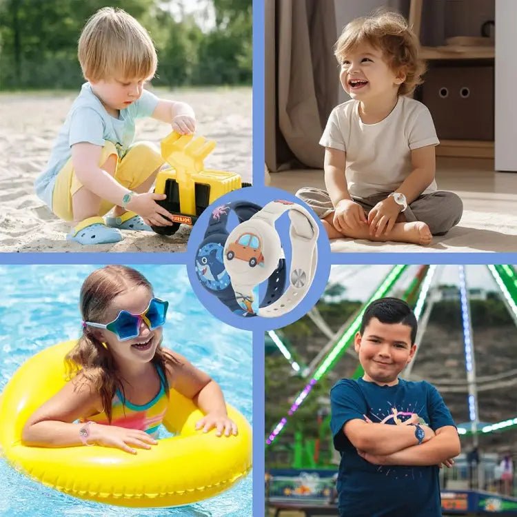 For Airtag Cartoon Watch Strap Locator Silicone Protective Cover Anti - lost Device Case - wevelnit