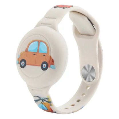 For Airtag Cartoon Watch Strap Locator Silicone Protective Cover Anti - lost Device Case - wevelnit