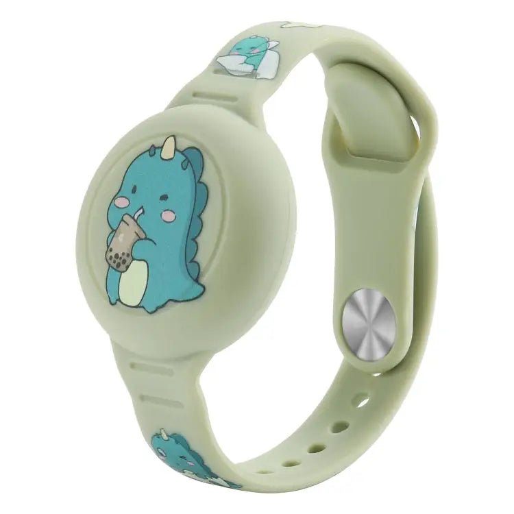 For Airtag Cartoon Watch Strap Locator Silicone Protective Cover Anti - lost Device Case - wevelnit