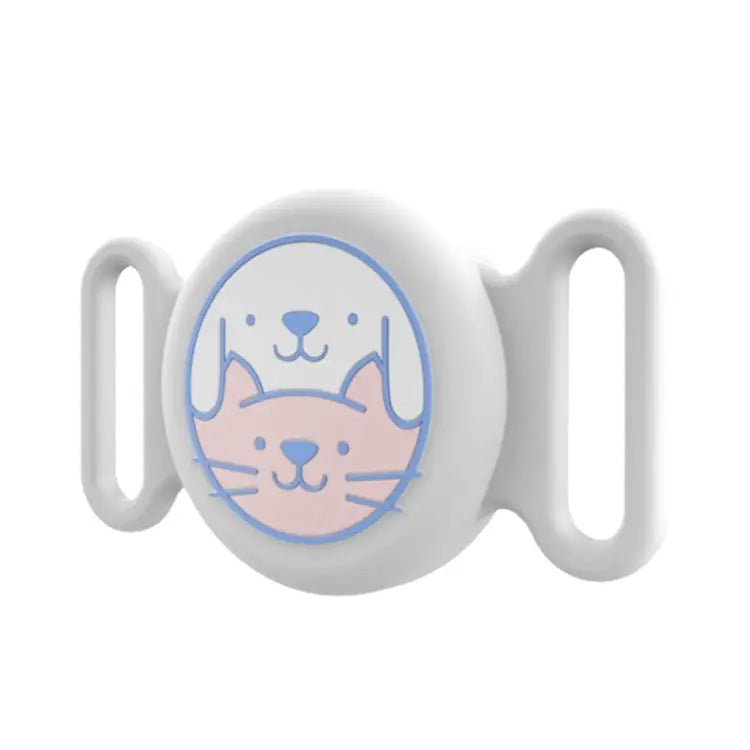 For AirTag Pet Collar Locator Silicone Life Waterproof Protective Case - wevelnit