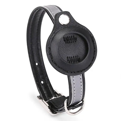 For Airtag Tracker Protective Cover Pet PU Collar - wevelnit