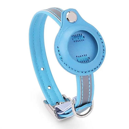 For Airtag Tracker Protective Cover Pet PU Collar - wevelnit