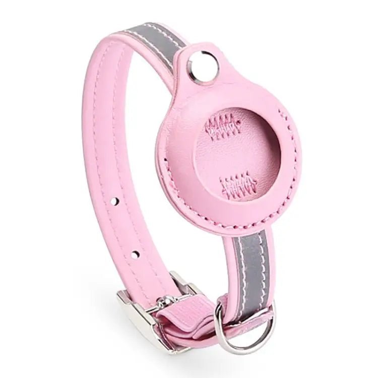For Airtag Tracker Protective Cover Pet PU Collar - wevelnit