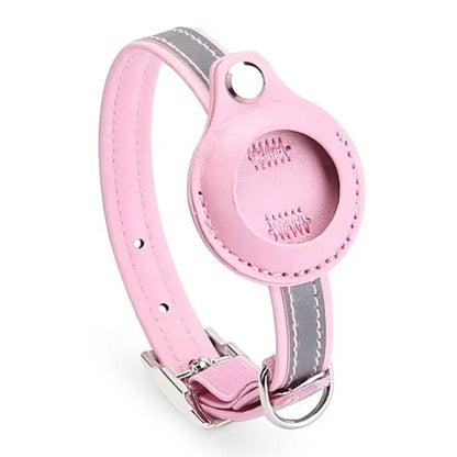 For Airtag Tracker Protective Cover Pet PU Collar - wevelnit