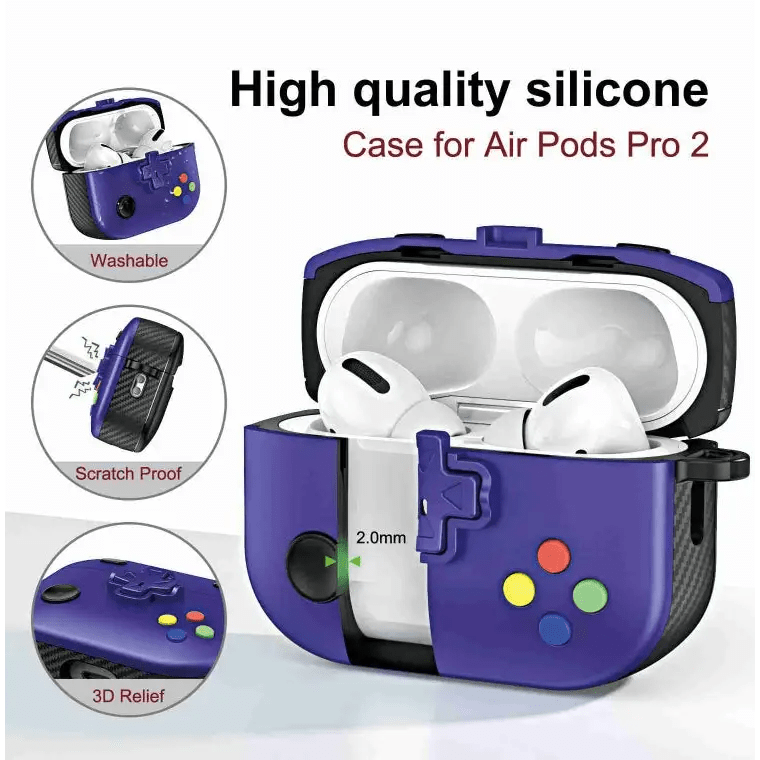 Game Console Wireless Earphone Case – For AirPods Pro / Pro 2 / 3 - wevelnit