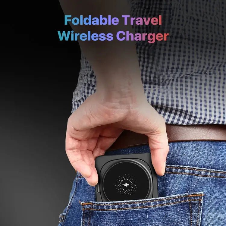 M9 3 - In - 1 Portable Magnetic Folding Wireless Charger Fast Charging Bracket - wevelnit