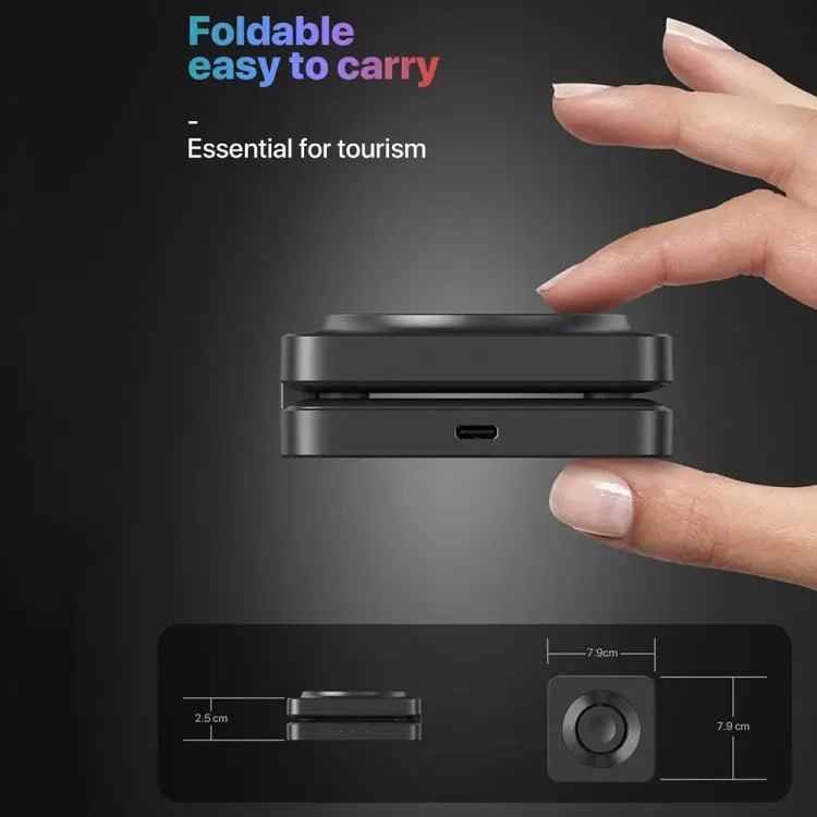 M9 3 - In - 1 Portable Magnetic Folding Wireless Charger Fast Charging Bracket - wevelnit