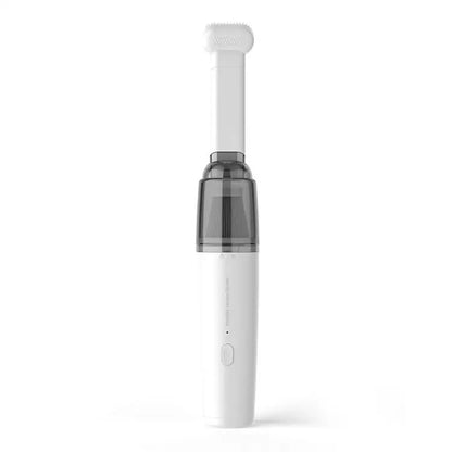 Mini Portable Wireless Car Vacuum Cleaner – Plastic Filter (White) - wevelnit