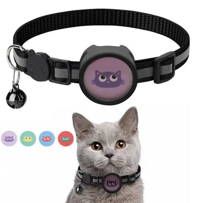 Pet Reflective Collar with Bell for AirTag - wevelnit