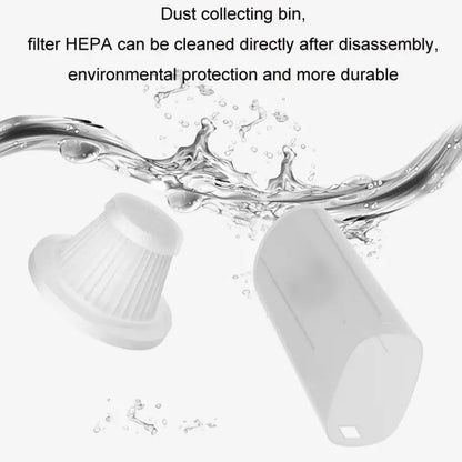 Portable Handheld Car Vacuum Cleaner – Wired USB (White) - wevelnit