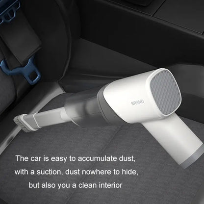 Portable Handheld Car Vacuum Cleaner – Wired USB (White) - wevelnit