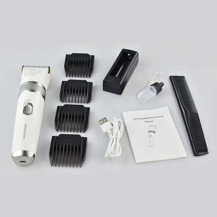 Q6 USB Charging Electric Pet Shaver with Four Combs - wevelnit
