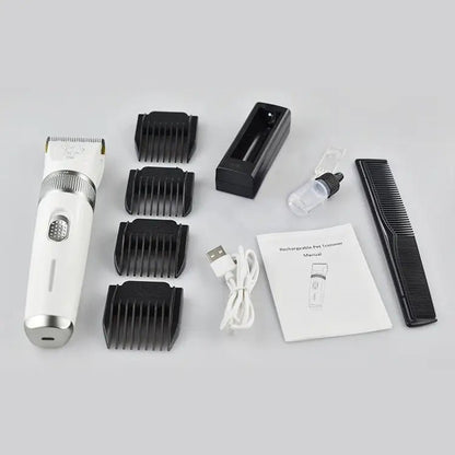 Q6 USB Charging Electric Pet Shaver with Four Combs - wevelnit