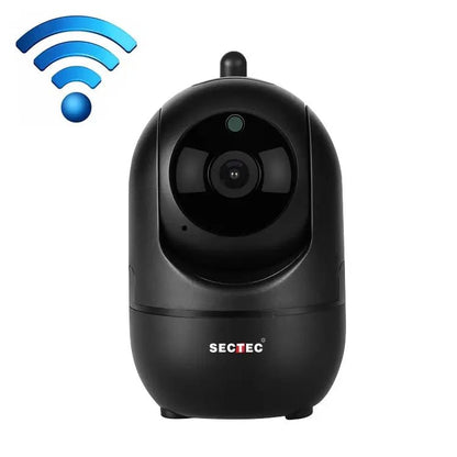 SECTEC IL - HIP291G - 2M - AI Black Camera Indoor Home Wireless Wifi Intelligent Automatic Tracking HD Network Surveillance Camera - wevelnit