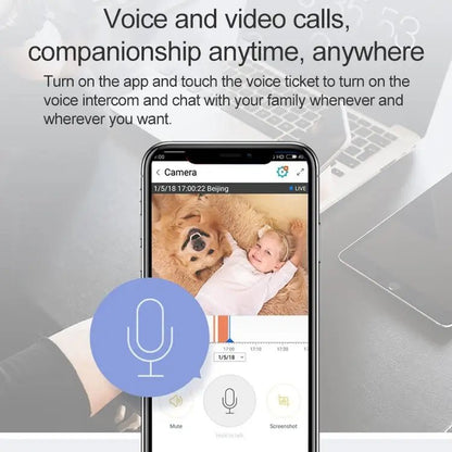 SECTEC IL - HIP291G - 2M - AI Black Camera Indoor Home Wireless Wifi Intelligent Automatic Tracking HD Network Surveillance Camera - wevelnit