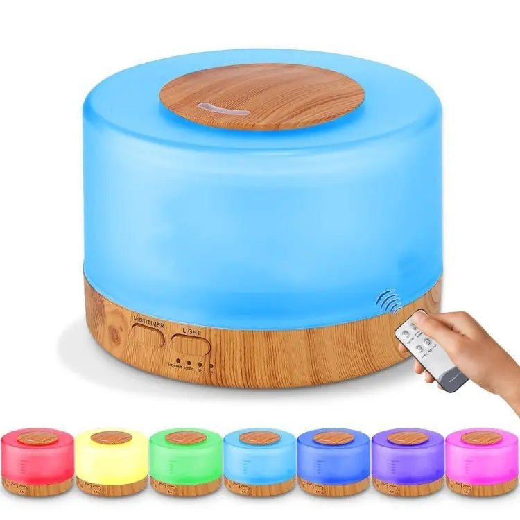 T700 Ultrasonic Air Humidifier & Aroma Diffuser – 700ml, LED, Remote Control - wevelnit