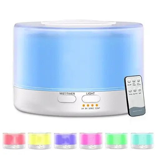 T700 Ultrasonic Air Humidifier & Aroma Diffuser – 700ml, LED, Remote Control - wevelnit