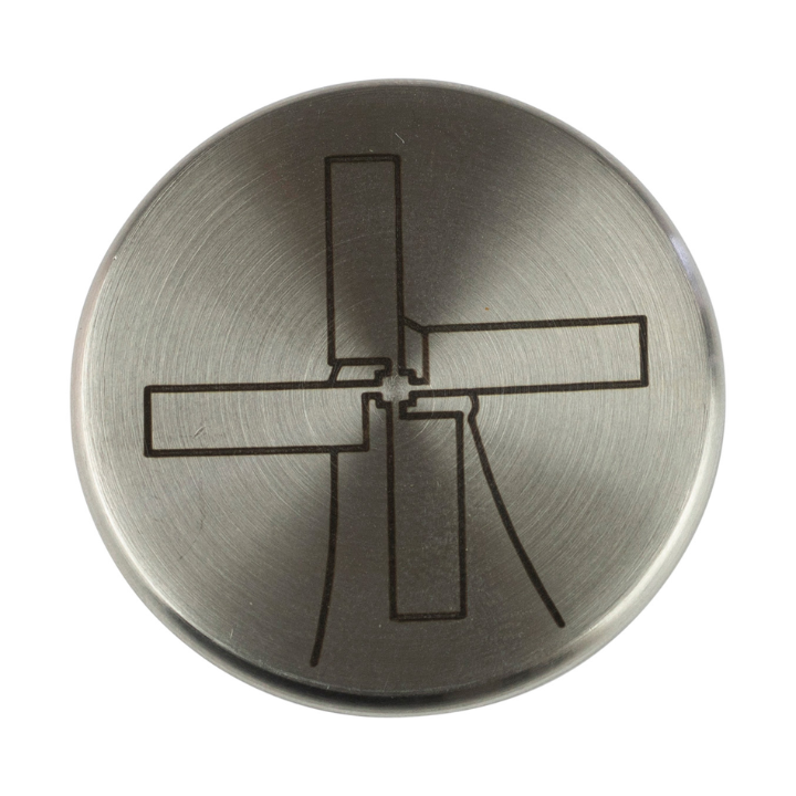 The Windmill Button Large - wevelnit