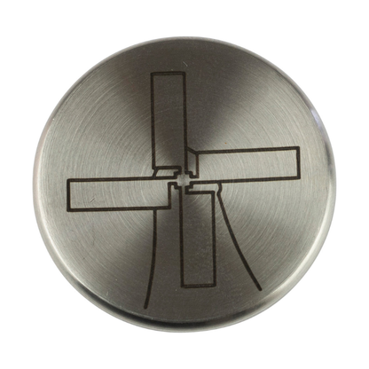 The Windmill Button Large - wevelnit
